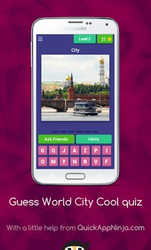 Guess World City Cool quiz游戏截图4