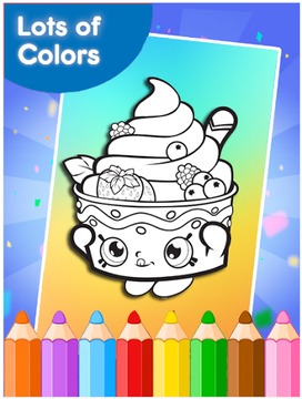 How To Color Shopkins Game游戏截图2