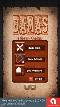 Damas (Spanish Checkers)游戏截图4