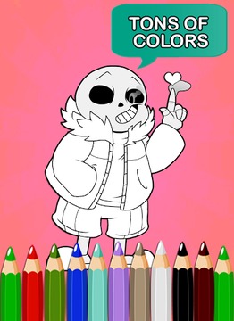 How To Color Sans and papyrus游戏截图1