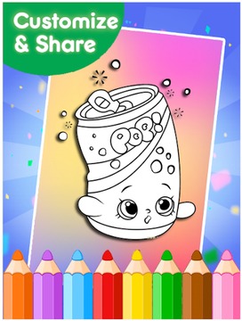 How To Color Shopkins Game游戏截图4