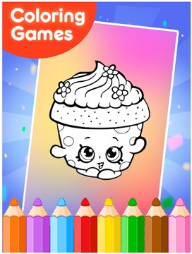 How To Color Shopkins Game游戏截图1