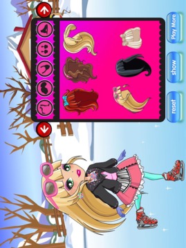 Dressup A Princess Skating游戏截图4