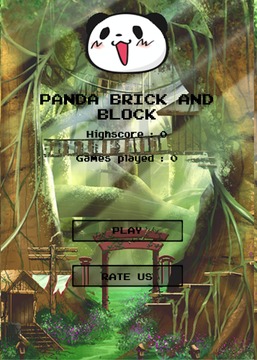 Panda Brick and Block classic!游戏截图1