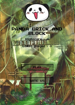 Panda Brick and Block classic!游戏截图5