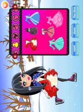 Dressup A Princess Skating游戏截图2