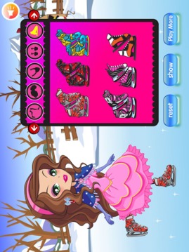 Dressup A Princess Skating游戏截图3