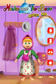 Masha dress up Game游戏截图1