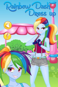 Rainbow Dash Dress up游戏截图2