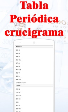 Tabla Periódica Crucigrama游戏截图3