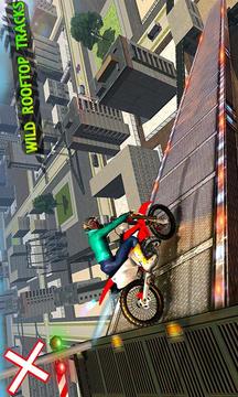 City Rooftop Bike Stunt Rider游戏截图1