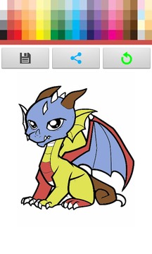 Coloring Dragon Book游戏截图4
