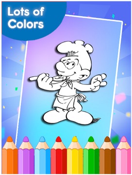 How To Color Smurfs游戏截图4