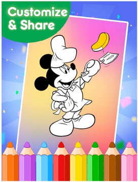 How to color Mickey mouse游戏截图3