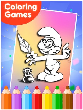 How To Color Smurfs游戏截图1