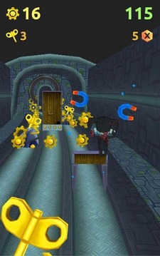 Temple Zombie Run Escape游戏截图1