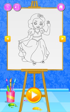 Fairy Tale Coloring Book游戏截图3