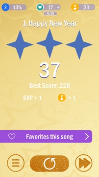 Gold Piano Tiles游戏截图5
