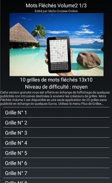 Mots Fléchés Gratuits Vol2 3/3游戏截图1