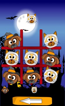 Cat Dog Toe Halloween游戏截图4