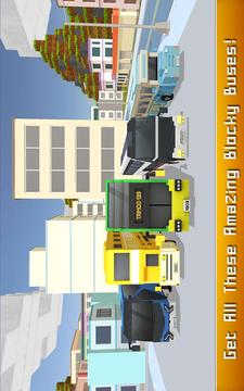 Blocky Bus SIM: Tourist Drive游戏截图3