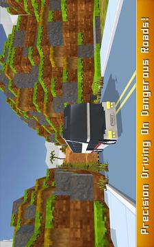 Blocky Bus SIM: Tourist Drive游戏截图2