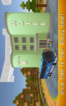 Blocky Bus SIM: Tourist Drive游戏截图5