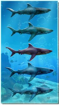 Shark Attack Game - Blue whale sim游戏截图1