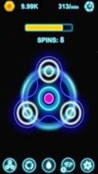 Fidget Spinner Néon Glow Online游戏截图1