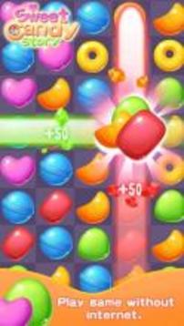 Sweet Candy Story - Free Match-3 Game游戏截图5