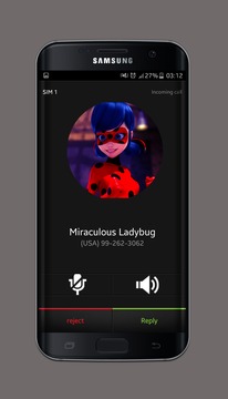 Fake Call Miraculous Ladybug游戏截图5