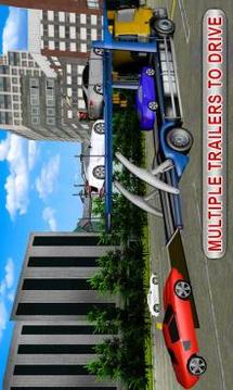 Truck Car Transport Trailer游戏截图5