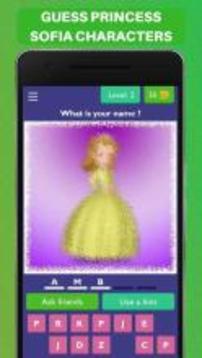 Guess Princess Sofia Characters Quiz游戏截图4