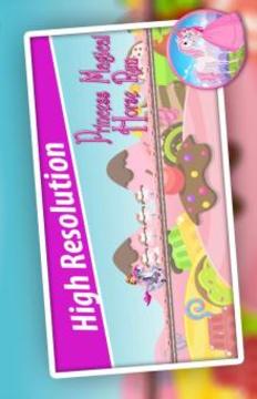 Princess Magical Horse Run Adventure游戏截图1