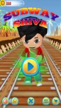 Shiva Subway Runner 3D游戏截图1