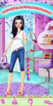 High School Fashion Girl - Dress Up Game游戏截图2