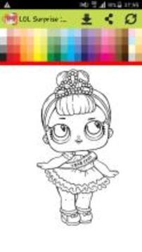 Dolls Surprise : Coloring Game游戏截图2