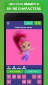 Guess Princess Shimmer Characters Quiz游戏截图2