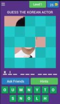 GUESS KOREAN ACTORS游戏截图1