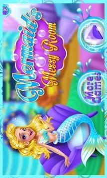 Mermaid Princess Messy Room游戏截图1