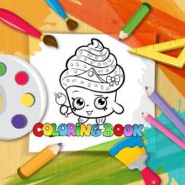 Coloring Book For Shopk Fans游戏截图1