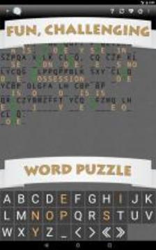 Cryptogram Word Puzzle游戏截图4
