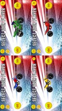 Superhero Motorbike Race游戏截图2