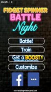 Fidget Spinner Battle Night游戏截图1