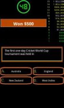 Cricket Quiz Game游戏截图5