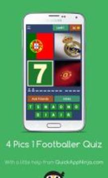 4 Pics 1 Footballer Quiz游戏截图1