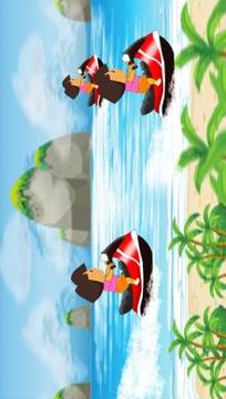 little Girl jetski ride游戏截图2