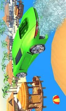 Water Surfer Super Car 2017游戏截图4