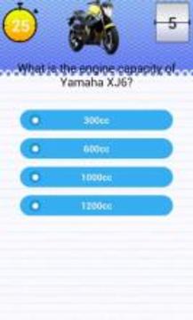 Quiz for Yamaha XJ6 Fans游戏截图3