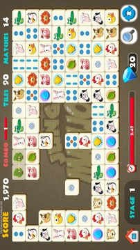 Jungle Mahjong : Connect 2游戏截图3